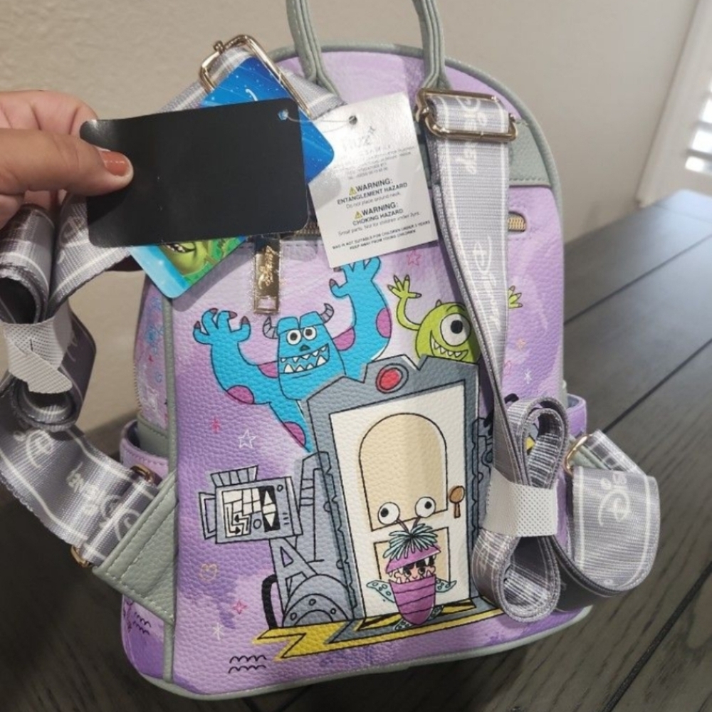 Disney Pixar Monster Inc. Backpack - Picture 2 of 6